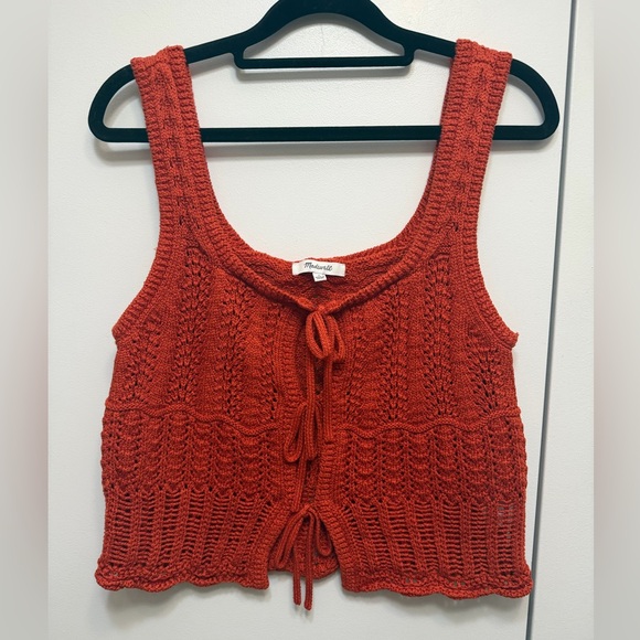 Madewell, Tie-Front Sweater Tank, MSRP $88 - Picture 2 of 11